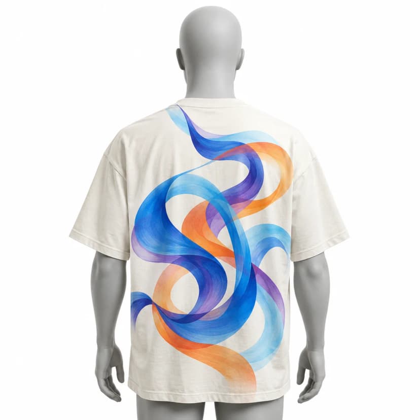 Oversize T-shirt JHK 200 g/m² with print