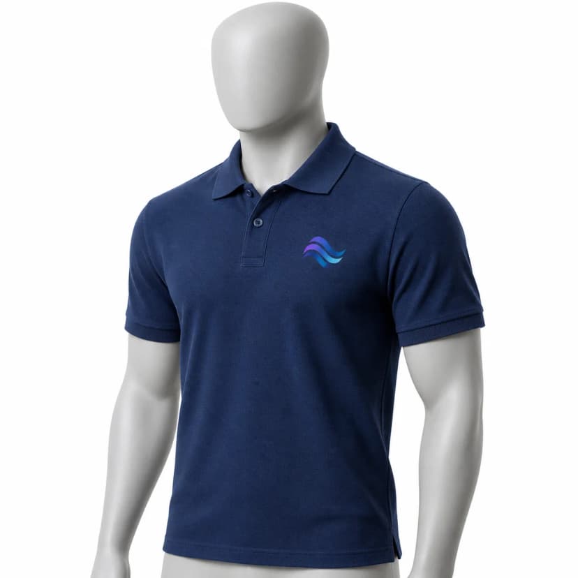 Men's polo shirt JHK PORA 210 with print