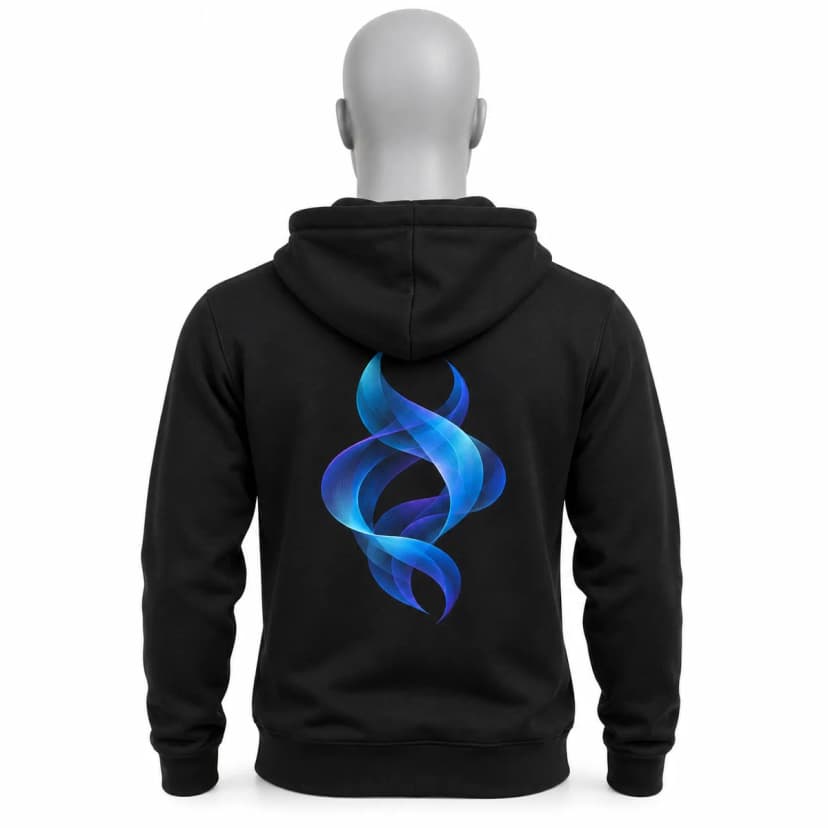 Hoodie JHK Kangaroo with print