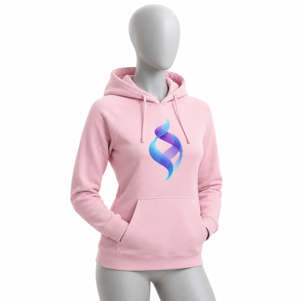 Women's hoodie JHK Kangaroo Lady with print