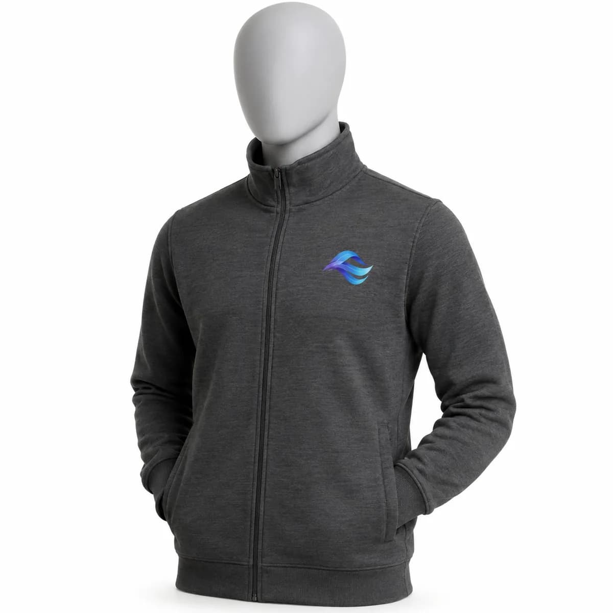 Full-zip sweatshirt JHK with print