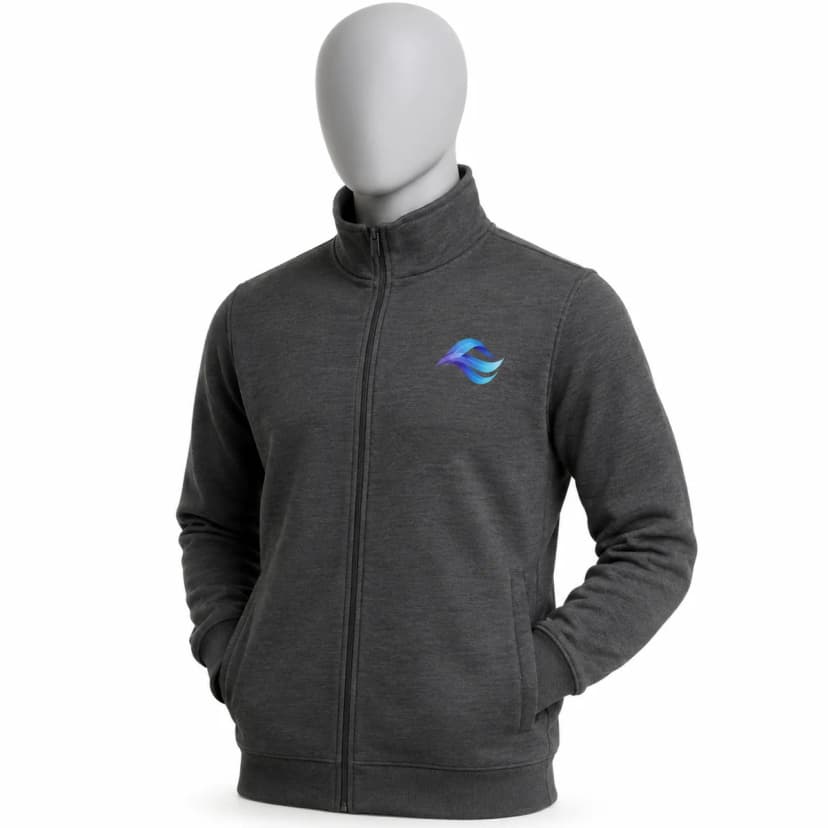 Full-zip sweatshirt JHK with print