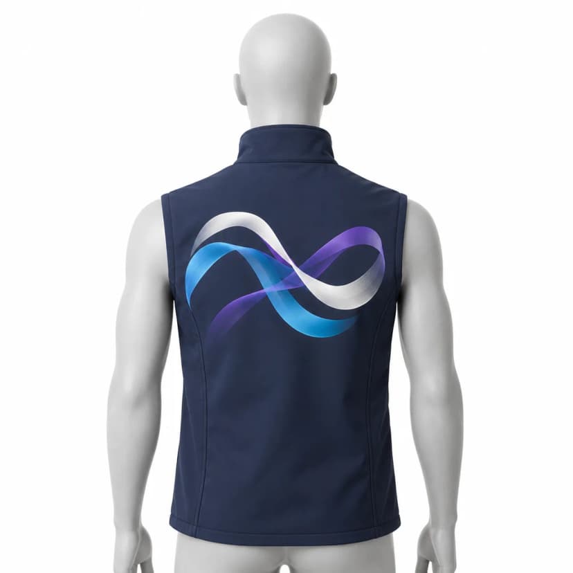 Softshell vest JHK with print