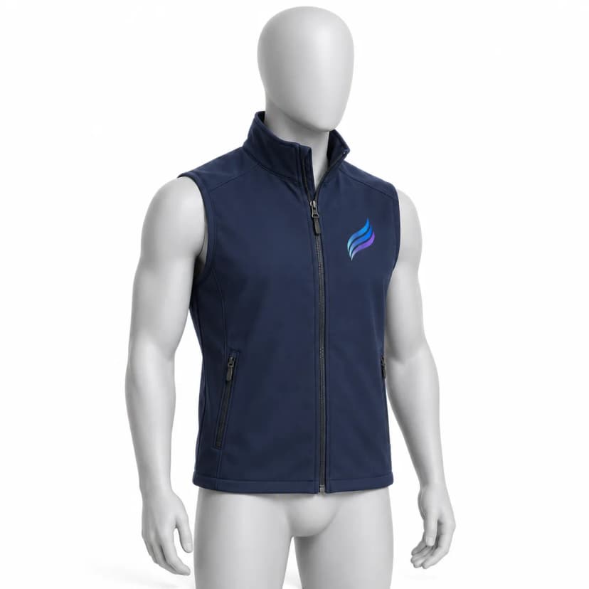 Softshell vest JHK with print