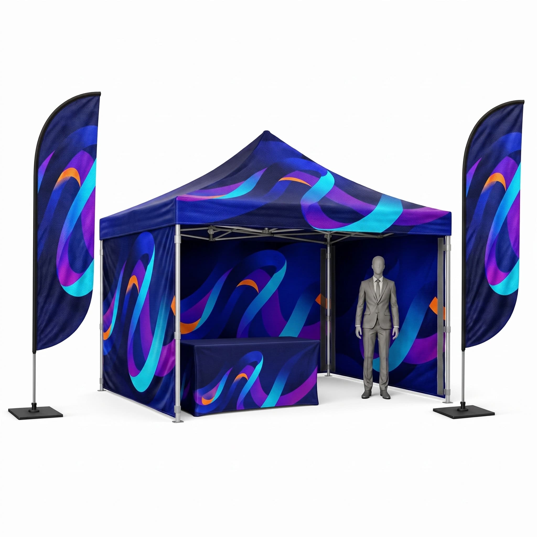 Werbezelt 3x3 Event-Set, Foto und Modellvergleich