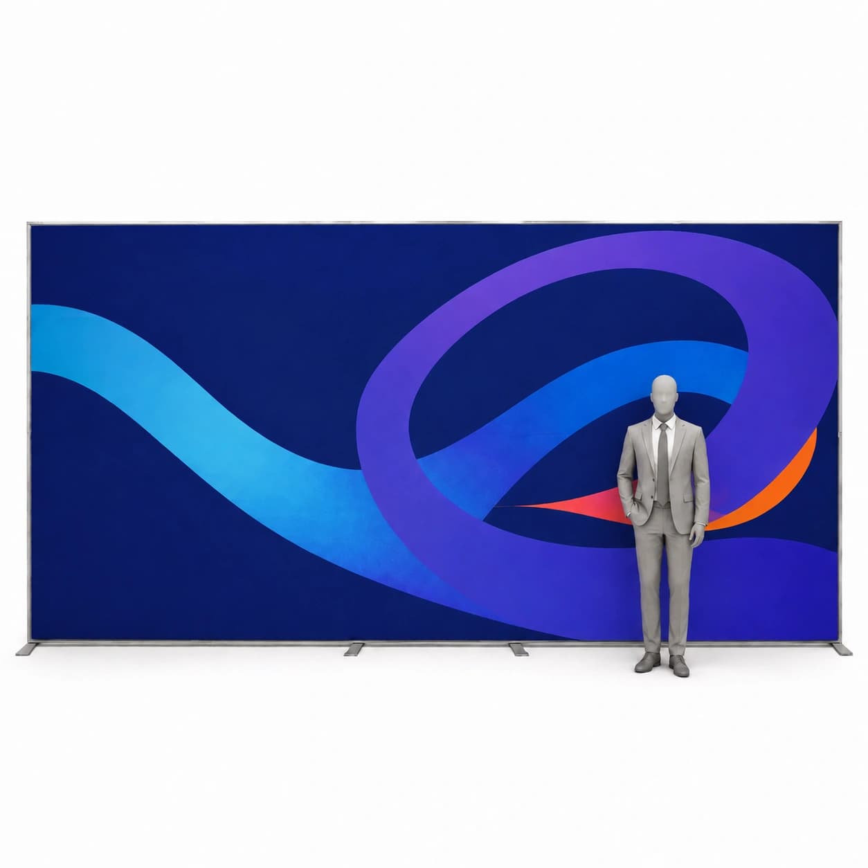 Leuchtwand LED Backlight 500x250 mit Druck