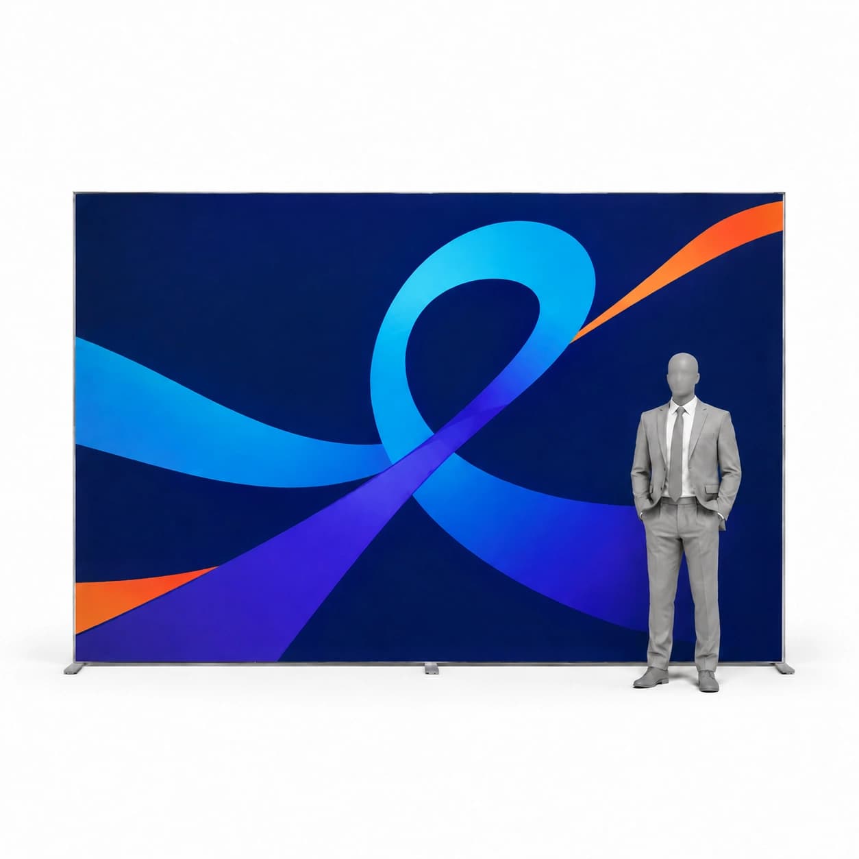 Leuchtwand LED Backlight 400x250 mit Druck