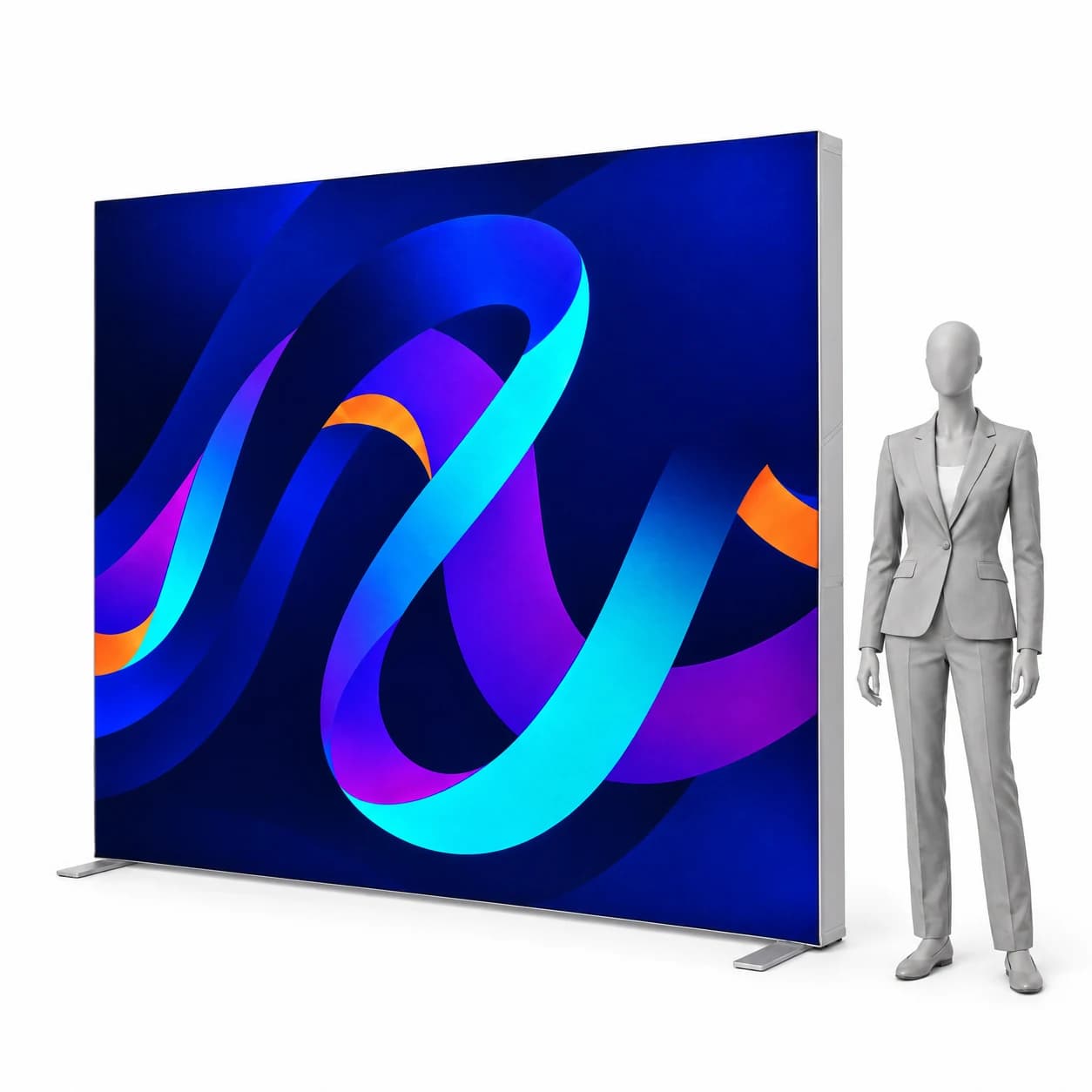 Leuchtwand LED BOX PLUS 300x240 mit Druck