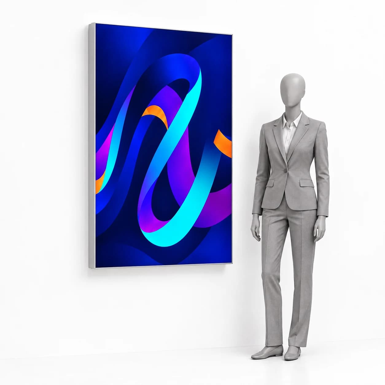 LED BOX Wandrahmen 100x150 mit Druck