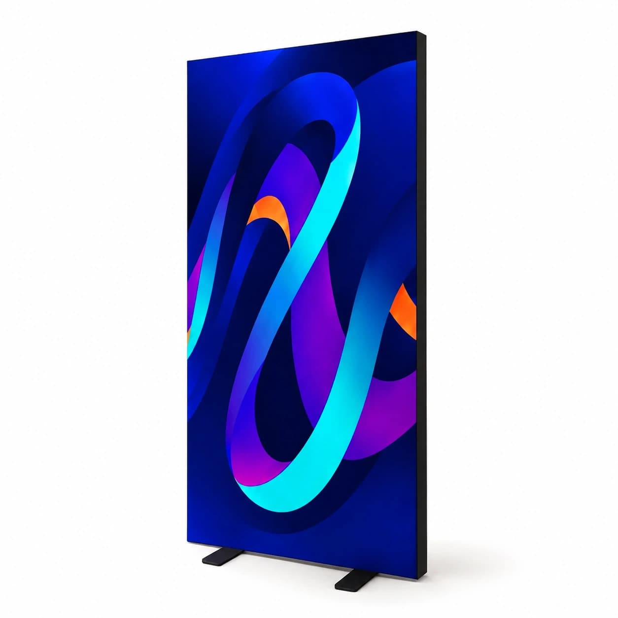 STAND LED BOX - SCHWARZ