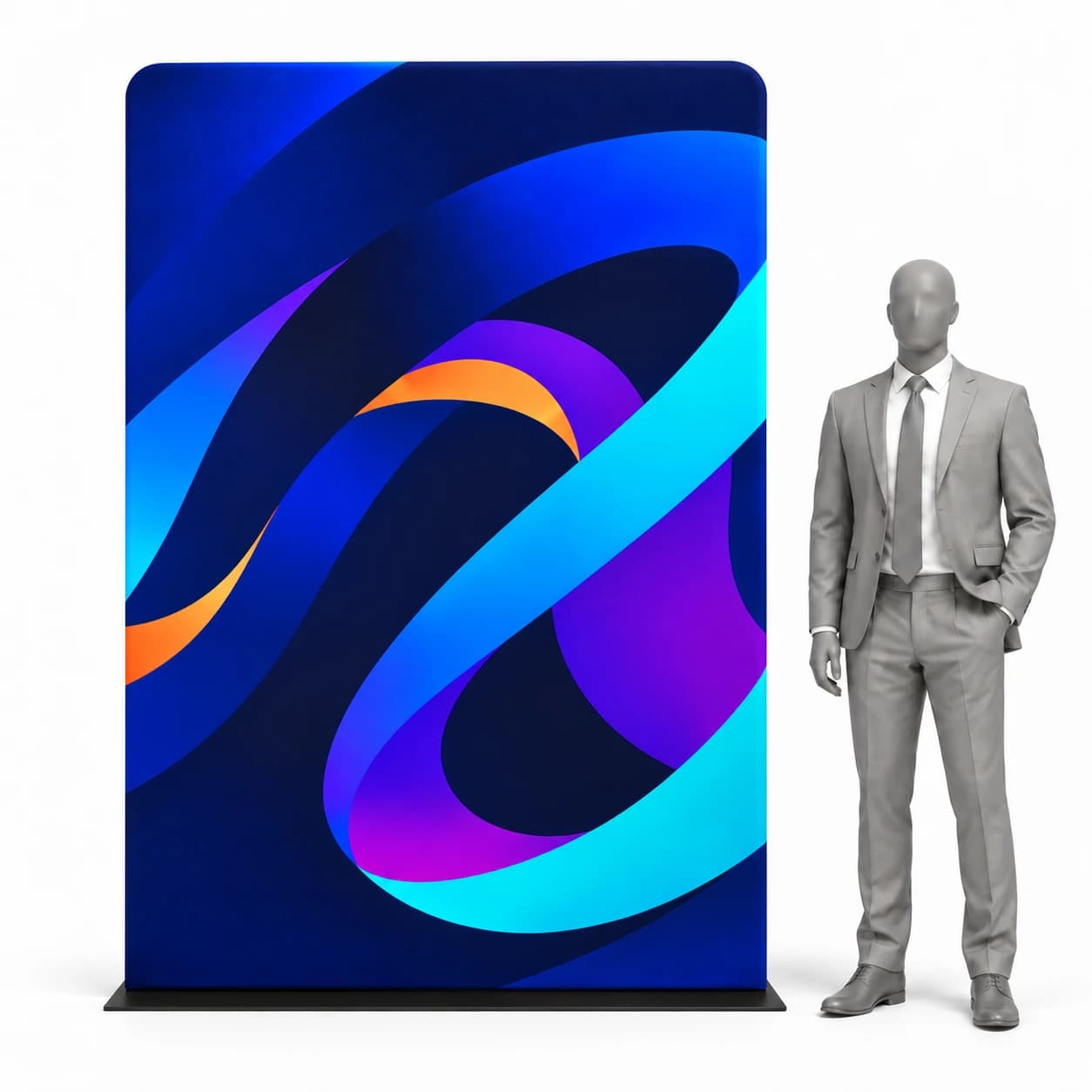 Textilstand 150 × 230 cm mit Druck