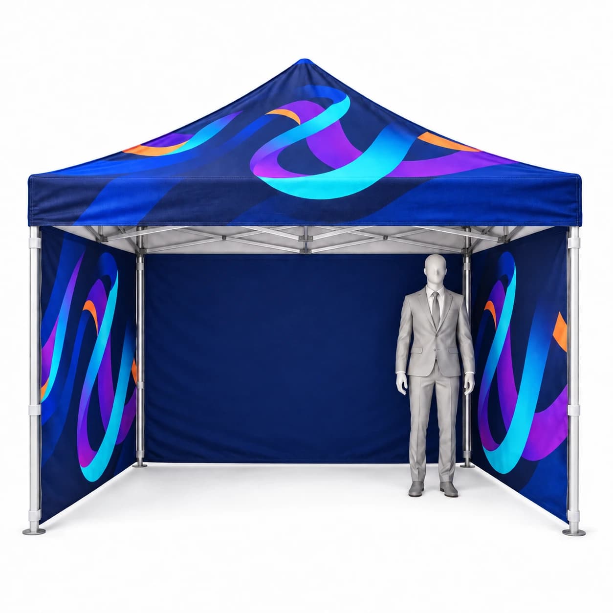 Event-Werbezelt 2,5 x 2,5m mit Druck