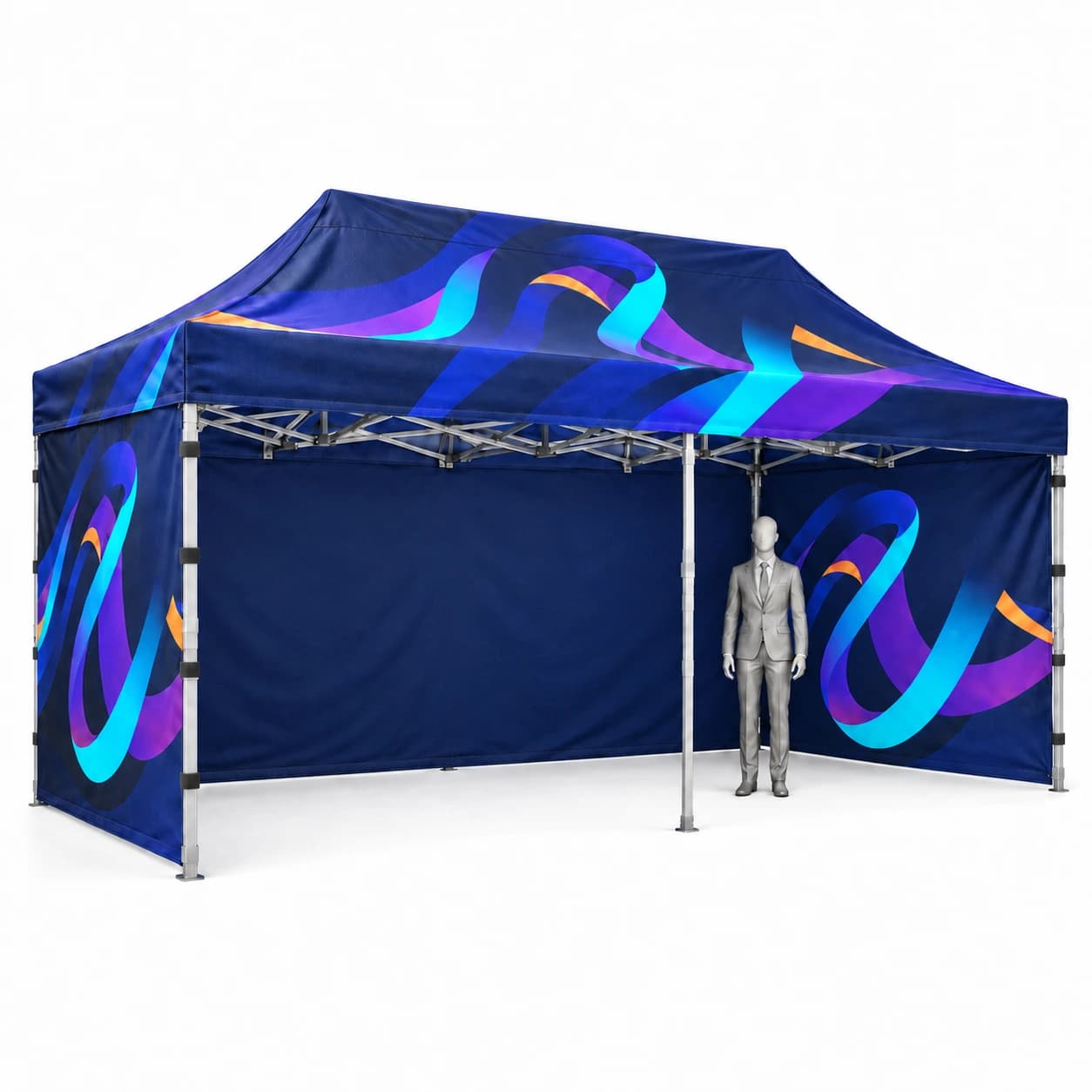 Event-Werbezelt 3 x 6 m mit Druck