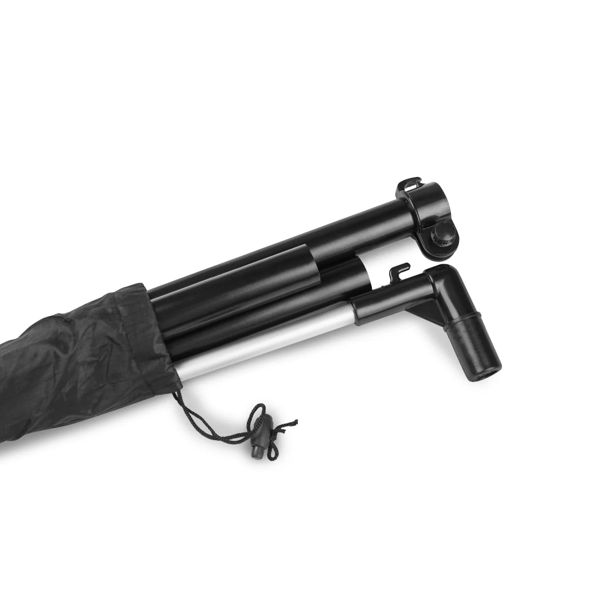 Folded H pole in a polyester bag